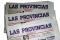 Las tres cabeceras de Las Provincias.